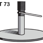 UT, 73 Tellerfuß, Rund, Edelstahl +120,00&nbsp;&euro;